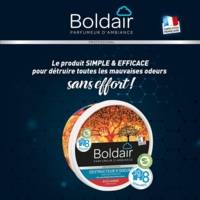 Pot 300g Gel destructeur d'odeurs bois ambré - BOLDAIR