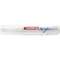 Marqueur acrylique large 5000 blanc trafic 5-10 mm - EDDING