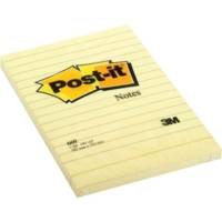 Bloc de 100 Notes adhésives 102 x 152 mm ligné - Post-it