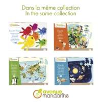 Puzzle éducatif, Planisphère - 76 Pièces - AVENUE MANDARINE