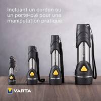 Lampe de Poche 14 LEDs Inclus 2 Piles Longlife Power D LR20 - VARTA