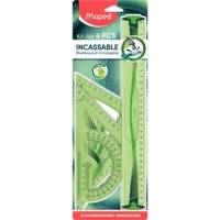 Kit de géometrie Flex incassable 4 pièces règle de 30 cm - MAPED