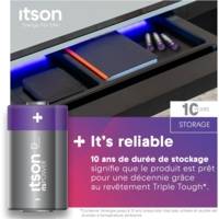 Pack de 2 Piles Alcalines LR20/D 1,5V ItsPOWER - ITSON