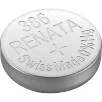 Pile bouton Silver Oxyde 386 / SR43W 0% mercure - RENATA