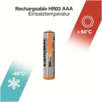 Pack 2 Piles Rechargeables AAA Micro HR3 800mAH - CAMELION