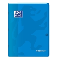 Cahier Easybook agrafé 24x32cm 96 pages grands carreaux 90g bleu - Oxford