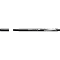 Stylo feutre Fineliner Intensity pointe baguée métal fine 0,4mm noir - BIC