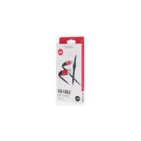 Câble de charge "Extreme" USB-A - USB-C, 1,5 m, nylon, noir/rouge - HAMA
