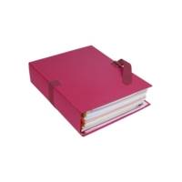 Chemise dos extensible papier - 24x32cm - Bordeaux - EXACOMPTA
