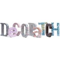 Support en papier brun mâché 5x22x30 cm, Lettre fantaisie T - DÉCOPATCH