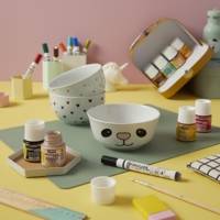 Flacon 45 ml Peinture P150 porcelaine Coloris Rubis - PÉBÉO