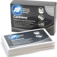 Boite de 20 Cardclene Carte Nettoyante pour Tête Magnétique - AF