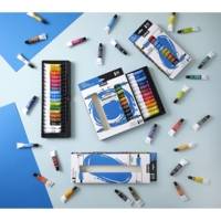 Etui de 24 tubes de peinture aquarelle fine 12ML - PÉBÉO