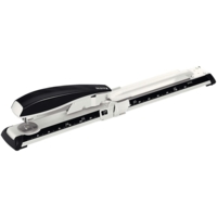 Agrafeuse long bras Nexxt 40 feuilles pour 24/6 24/8 ou 26/6 Noir - LEITZ