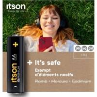 Pack de 10 Piles Alcalines LR6/AA 1,5V itsPREMIUM - ITSON
