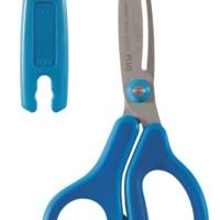 Ciseaux Enfants Fitcut Curve Fluorine-coated 145 mm Bleu - PLUS JAPAN
