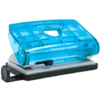 Perforatrice 2 trous 810P Transparent bleu 12 feuilles - Rapesco