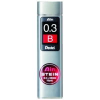 Etui de 15 Mines 0,3 mm AIN STEIN C273 dureté B - Pentel