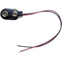 Support batterie 9V à câble perdu 15cm - GOOBAY