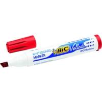 Pack 4 Feutres tableau blanc effaçable 1751 ECOLUTIONS Pointe Biseau Large N/B/R/V - BIC