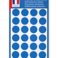 Sachet de 168 étiquettes Gommettes de signalisation Rondes 15 mm Bleu - Apli-Agipa
