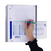Cahier Polypro ACTIVEBOOK 160 P 90G 24x29.7 cm Quadrillé 5x5 coloris aléatoire - OXFORD