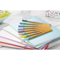 Pochette de 8 stylos-feutres point 88 pointe fine 0,4mm coloris pastel - STABILO
