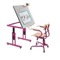 Table et chaise ergonomique scolaire MONA VISION maternelle - Héphaïstos