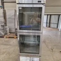 Armoire froid positif vertical 2 demi-portes battantes vitrée - Sur Roulettes - T-23G-2-HC~FGD01 - True Réfrigérator
