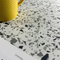 Plateau de table rectangle Terrazzo White - RestooTab