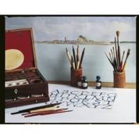 Porte-plume ergonomique bois naturel vernis - BRAUSE CALLIGRAPHIE