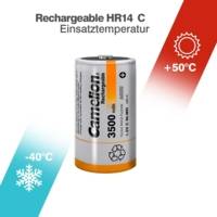 Pack de 2 Piles Rechargeables 1,2V LR14/HR14 Ni-Mh accu 3500 mA - CAMELION