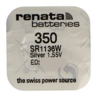 Pile bouton Silver Oxyde 350 / SR1136 SW 0% mercure - RENATA