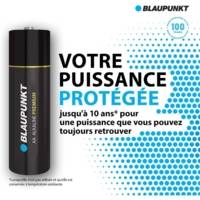Piles AA alcalines PREMIUM, paquet de 4 - BLAUPUNKT