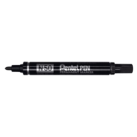 Marqueur permanent N50 Pointe ogive 2 mm Noir - Pentel
