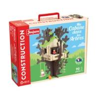 Jeux de Construction en Bois - Cabane Dans les Arbres - 90 Pièces - JEUJURA