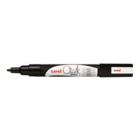 Marqueur craie pointe conique fine CHALK Marker PWE3MS 0,9 - 1,3mm Noir - Uni-Ball