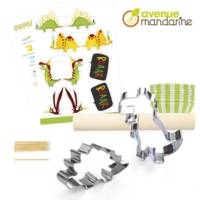 Boîte créative, Happy Cakes, Recettes et accessoires, Dinosaures - AVENUE MANDARINE
