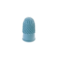 Sachet de 12 Doigtiers caoutchouc N° 1 diamètre 19 mm Bleu - JPC CREATIONS
