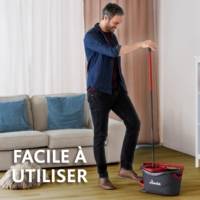 Kit Complet Seau + Balai à Frange Turbo Easy Wring + Clean - VILEDA