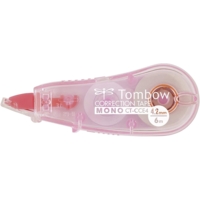 Rouleau correcteur jetable MONO CCE, 4,2mm x 6m, rose - TOMBOW