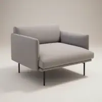 Chauffeuse lounge grise DESIR - OCCASION - Muuto