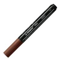 Marqueur pointe moyenne FREE acrylic T300 marron - STABILO