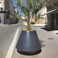Pot de fleurs Saphir réversible recyclable - ATECH
