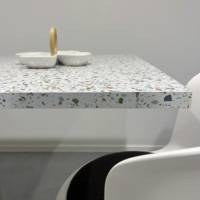 Table pliable Tambu 160x80cm terrazzo spectra chip - intérieur - RestooTab