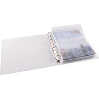 Sachet de 10 pochettes plan à soufflet rabat A4 PP 0,2 mm - OXFORD