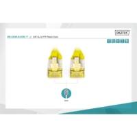 Câble de brassage CAT 6A S/FTP 3m Jaune - DIGITUS
