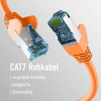 Câble réseau CAT. 7 jusqu'à 10 Gbit ORANGE 3m - EFB