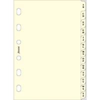 Recharge index alphabétique format Pocket Crème - FILOFAX
