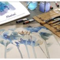 Bloc papier aquarelle "Montval" 190 x 240 mm 300g 12 feuilles - CANSON
